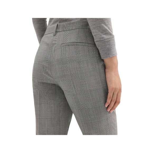 NWT Theory Treeca in Black New Tailor Glen Plaid Stretch Wool Tapered Pant 4 - Picture 10 of 10